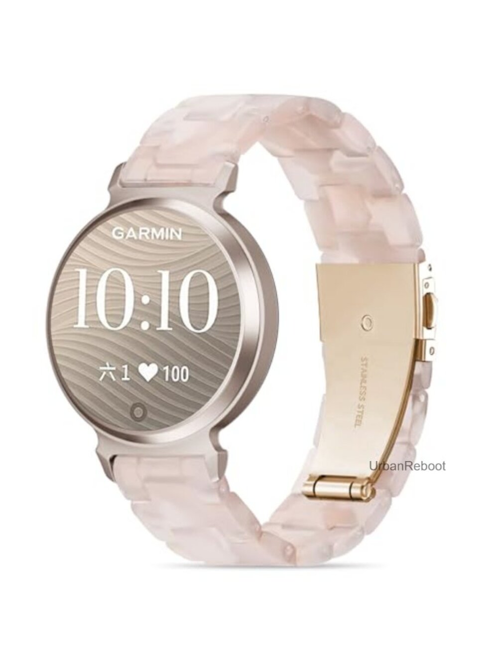 Resin Watch Band 14mm Wristband Bracelet Strap Stainless Steel Buckle